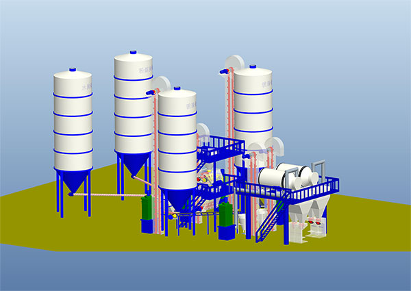 節能?;⒅楸厣皾{生產線 節能玻化微珠保溫砂漿生產線