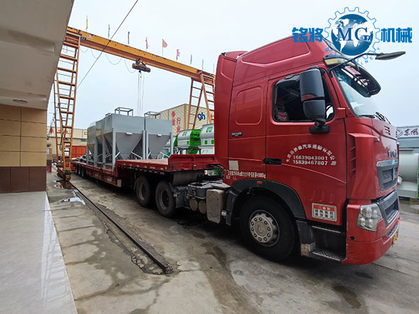 江西鷹潭干粉砂漿設備發貨！