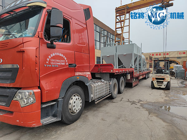 江西鷹潭干粉砂漿設備發貨！